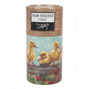 Primitives by Kathy Farm Friends 1000pc Puzzle - New Sealed Ducklings Art Box